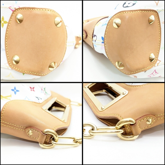 ✨️💎EXCELLENT CONDITION, Authentic Louis Vuitton Judy Pm White Multicolor - Picture 12 of 16